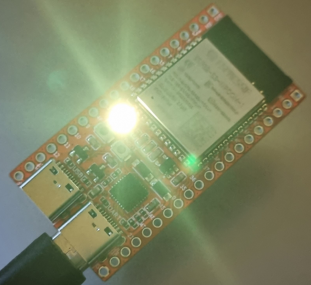 RedPill ESP32-S3 with led